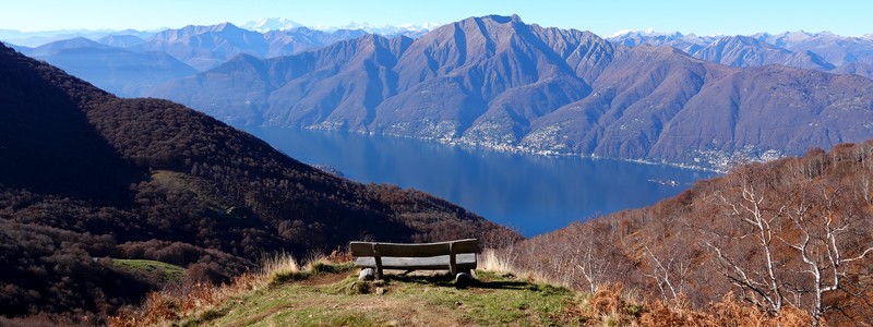 Superbe rando panoramique d’Alpe di Neggia à Indemini, via le Monte&nbsp;Gambarogno…